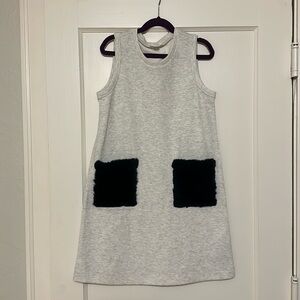 Sleeveless Tunic - Crewcuts- faux fur.  NWOT